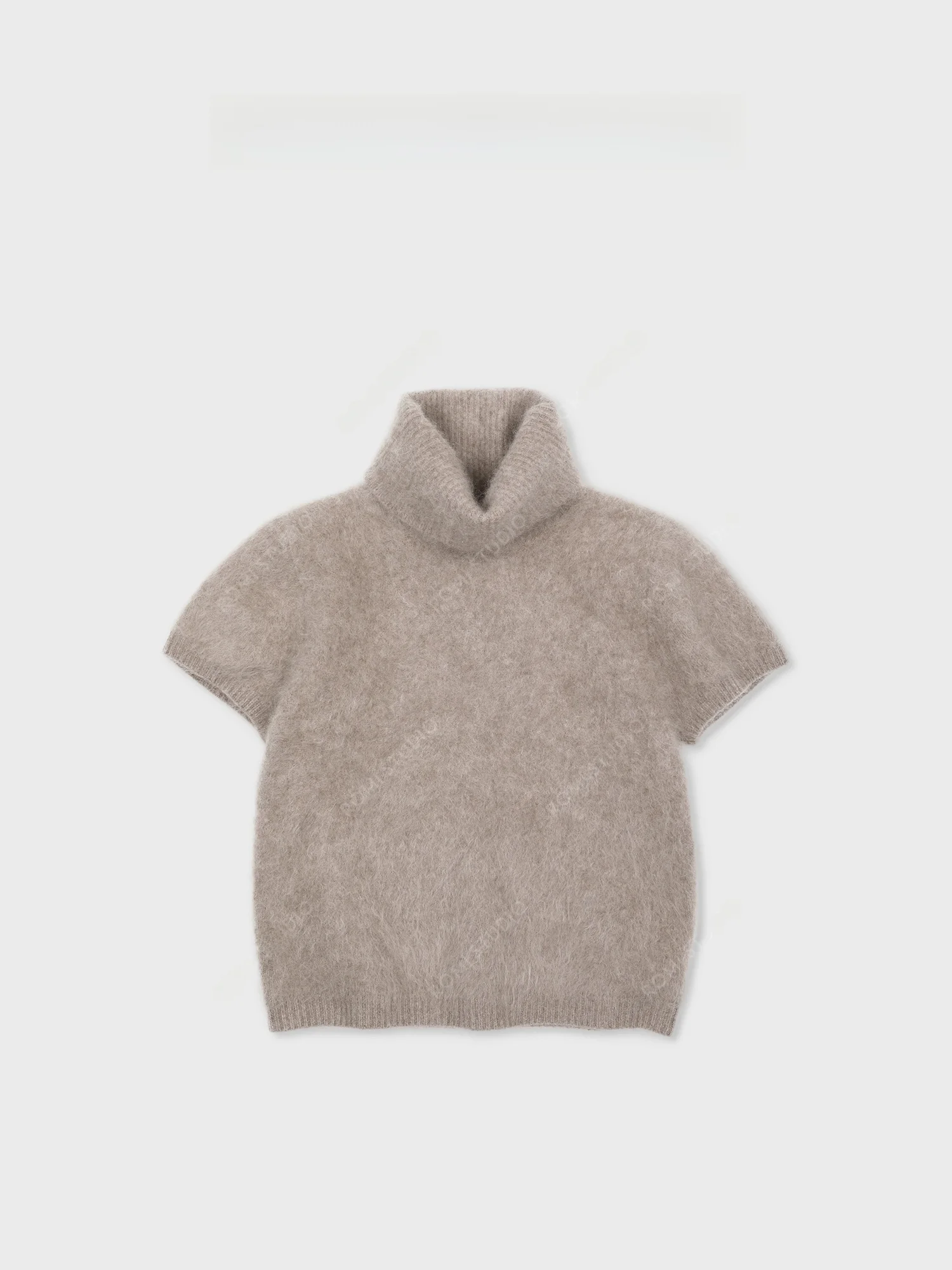 Romi Studio Simple Old Money Cashmere Wool Soft Short Sleeve Half High Collar Brushed Knitted Sweater for Women Spring 2026
Romi Studio Simple Old Money Cashmere Wool Soft Short Sleeve Half High Collar Brushed Knitted Sweater for Women Spring 2026