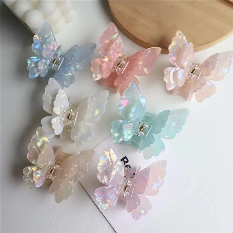New colorful double-layer niche butterfly grab clip female super fairy hairpin back head shark clip
New colorful double-layer niche butterfly grab clip female super fairy hairpin back head shark clip