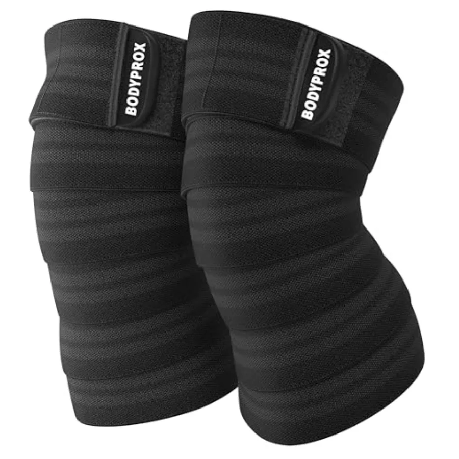 Knee Wrap 2 Pack for Squats, Weightlifting, Powerlifting, Leg Press, and Cross Training, Knee Support for Men and Women
Knee Wrap 2 Pack for Squats, Weightlifting, Powerlifting, Leg Press, and Cross Training, Knee Support for Men and Women