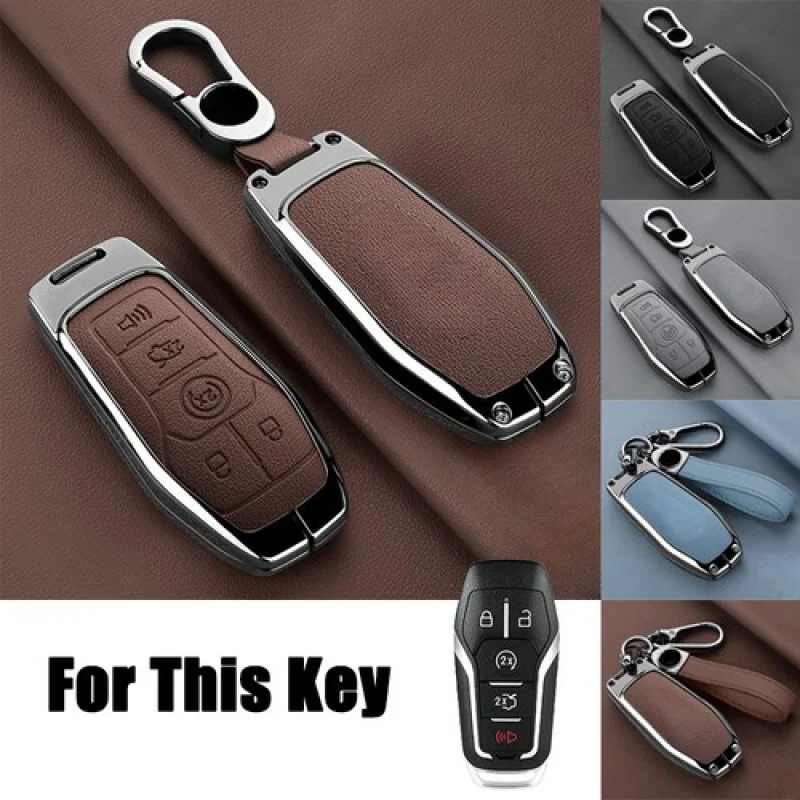 A+ Zinc Alloy Leather Car Remote Smart Key Fob Case Cover For Lincoln MKX MKZ MKC
A+ Zinc Alloy Leather Car Remote Smart Key Fob Case Cover For Lincoln MKX MKZ MKC