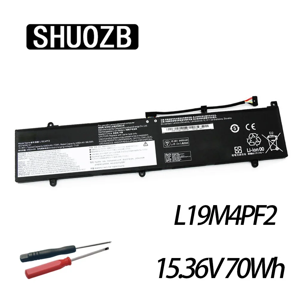 Аккумулятор SHUOZB L19M4PF2 L19C4PF2 для ноутбука Lenovo Yoga 7-15IMH05 S750-15 Series SB10X18189 SB10X18190 5B10X18187 15,36 V 70WH
Аккумулятор SHUOZB L19M4PF2 L19C4PF2 для ноутбука Lenovo Yoga 7-15IMH05 S750-15 Series SB10X18189 SB10X18190 5B10X18187 15,36 V 70WH