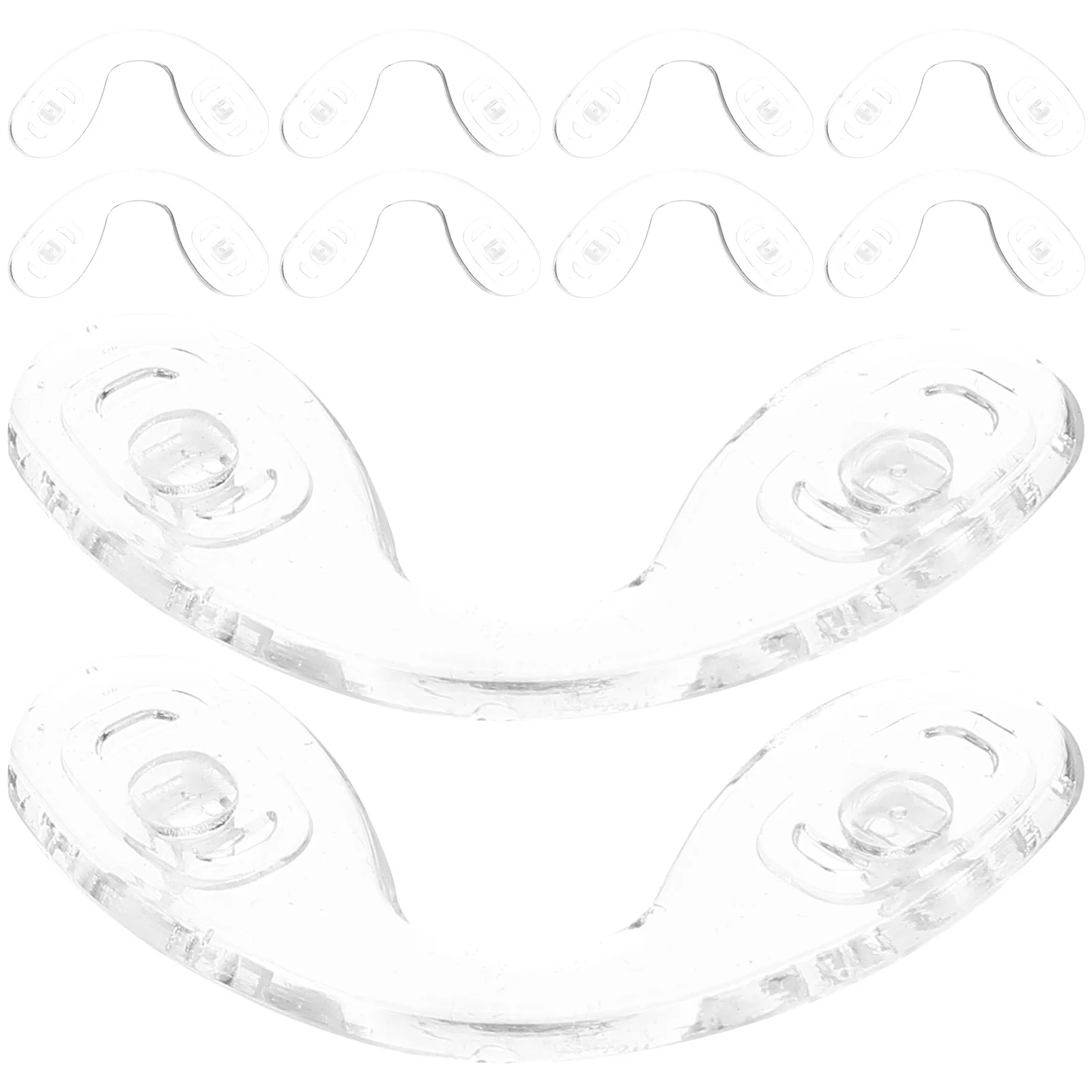 10 Pcs Glasses Silicone Nose Pads Eye Eyeglasses with for Anti Slip Silica Gel Sunglass Replacement
10 Pcs Glasses Silicone Nose Pads Eye Eyeglasses with for Anti Slip Silica Gel Sunglass Replacement