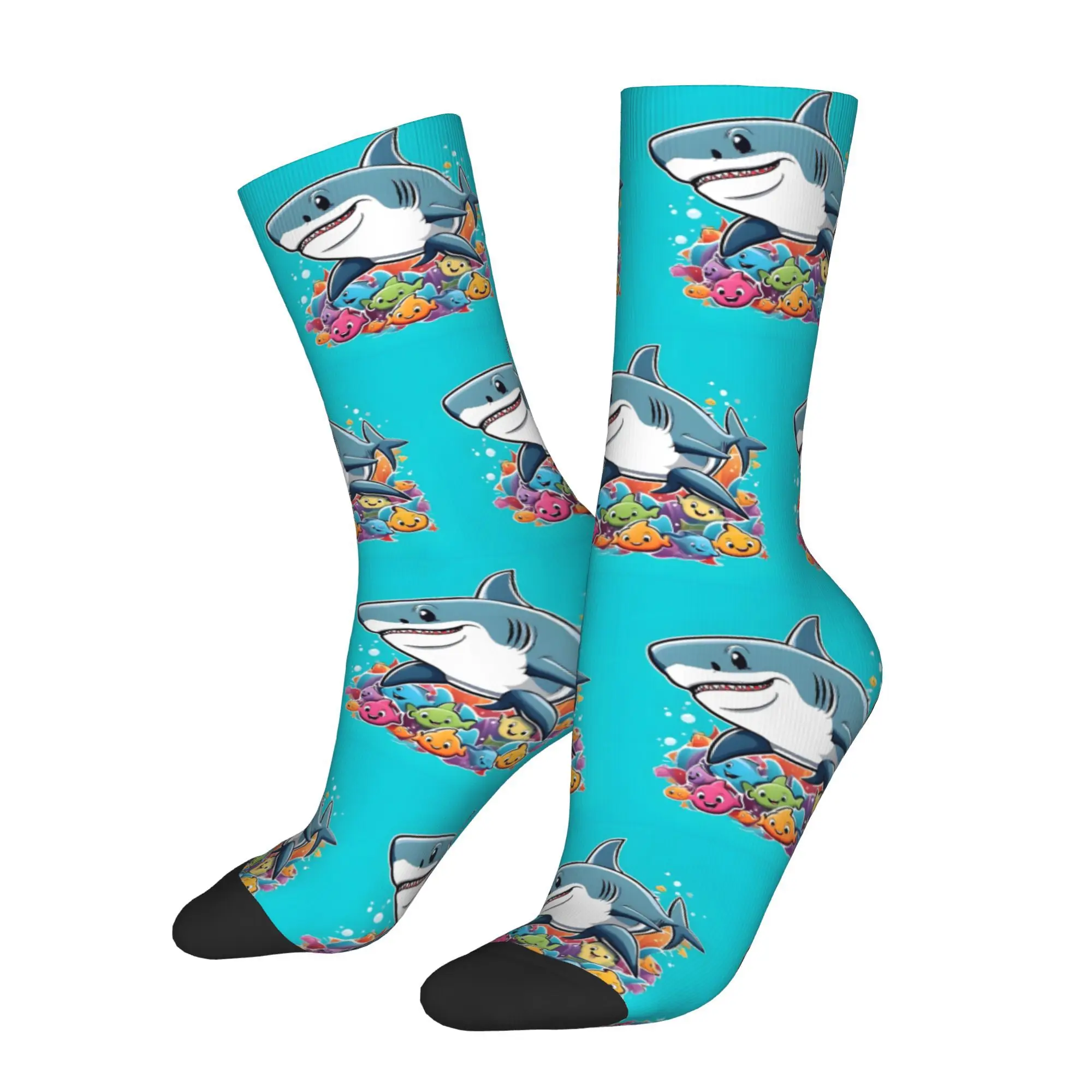 Jeff The Landshark Adorable Cartoon Shark Unisex Winter Socks Happy Socks Street Style Crazy Sock
Jeff The Landshark Adorable Cartoon Shark Unisex Winter Socks Happy Socks Street Style Crazy Sock