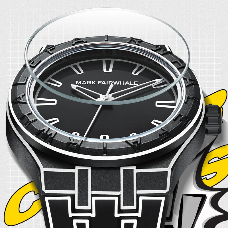 Mark Fairwhale 5110 New Style Minimalist Manga Style Quartz Watches Fashion Rubber Strap Simple Mens Watch Relogios Masculino
Mark Fairwhale 5110 New Style Minimalist Manga Style Quartz Watches Fashion Rubber Strap Simple Mens Watch Relogios Masculino