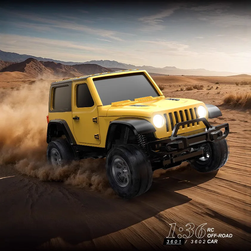 New 1/36 Scale Rc Clawer 3601 Rc Car 2.4g Remote Control Off Road 4x4 Battery Light Radio Control Mini Toys Model For Boys Gifts
New 1/36 Scale Rc Clawer 3601 Rc Car 2.4g Remote Control Off Road 4x4 Battery Light Radio Control Mini Toys Model For Boys Gifts