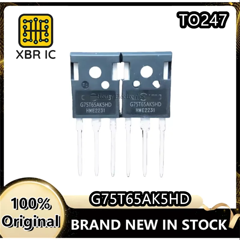 (8/20 pieces) G75T65AK5HD G75T65AK5 TO-247 IGBT Power Transistor 75A 650V Brand New Genuine Original Product In Stock 
(8/20 pieces) G75T65AK5HD G75T65AK5 TO-247 IGBT Power Transistor 75A 650V Brand New Genuine Original Product In Stock