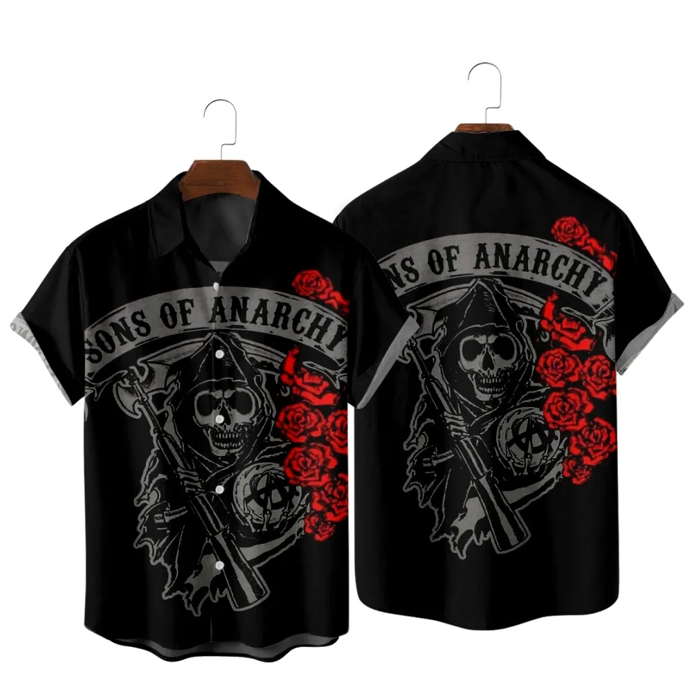 Y2K Skull Pattern Vintage Shirt Fashion Casual American Retro Street Rock Style Hawaiian Summer Shirt for Men
Y2K Skull Pattern Vintage Shirt Fashion Casual American Retro Street Rock Style Hawaiian Summer Shirt for Men