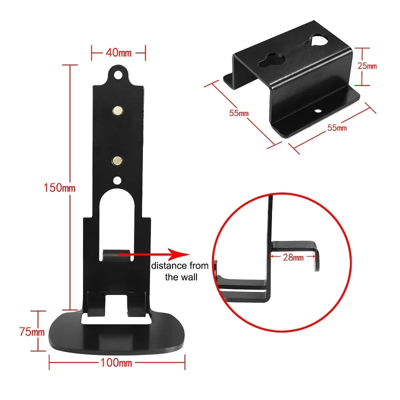 Wall Mount Bracket Metal Holder for SONOS One SL Speaker Metal Mount Stand Holder
Wall Mount Bracket Metal Holder for SONOS One SL Speaker Metal Mount Stand Holder