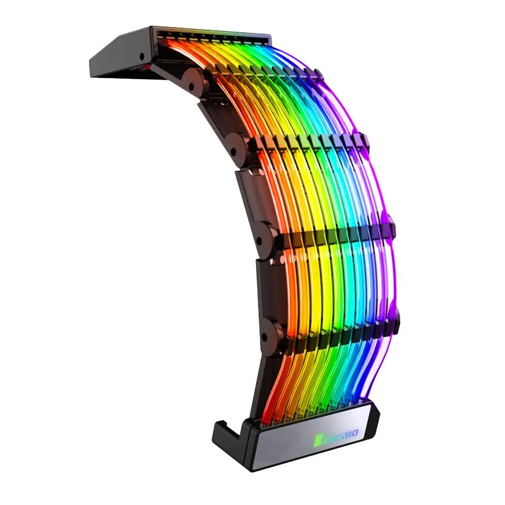 RGB Extension Supply Cable ARGB Lighting 24Pin Atx Cable Computer MATX ATX Case 24Pin Sleeved Neon Effect
RGB Extension Supply Cable ARGB Lighting 24Pin Atx Cable Computer MATX ATX Case 24Pin Sleeved Neon Effect