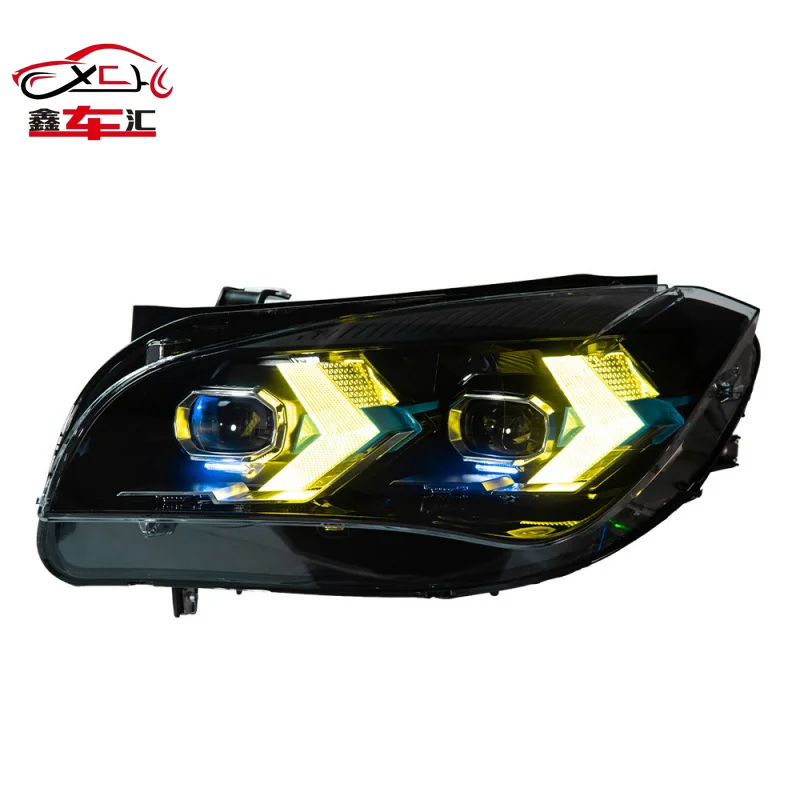 Комплект фар для BMW X1 E84 2010-2015 годов выпуска с LED-дневными ходовыми огнями, проекционными линзами и указателями поворота.
Комплект фар для BMW X1 E84 2010-2015 годов выпуска с LED-дневными ходовыми огнями, проекционными линзами и указателями поворота.