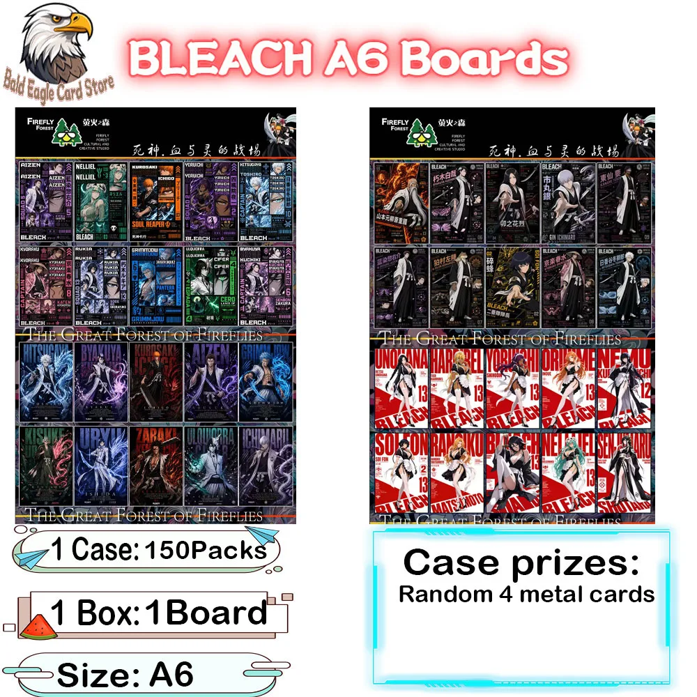 Wholesale 2026 New YingHuo Creative Studio BLEACH Cards 150 Pieces A6 Size Boards Children's Toys Birthday Gifts
Wholesale 2026 New YingHuo Creative Studio BLEACH Cards 150 Pieces A6 Size Boards Children's Toys Birthday Gifts