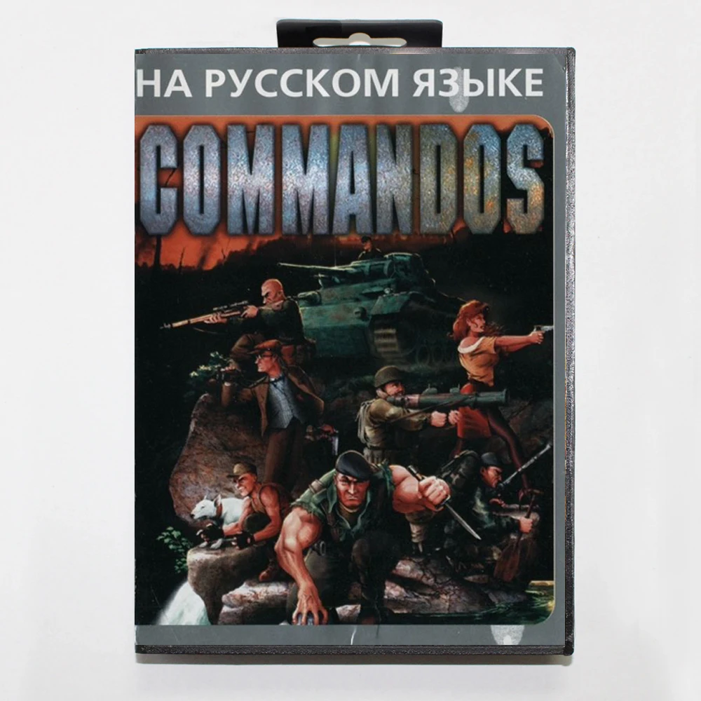 Commandos 16Bit MD Game Cartridge with RU Box for Sega Megadrive Genesis Systems
Commandos 16Bit MD Game Cartridge with RU Box for Sega Megadrive Genesis Systems