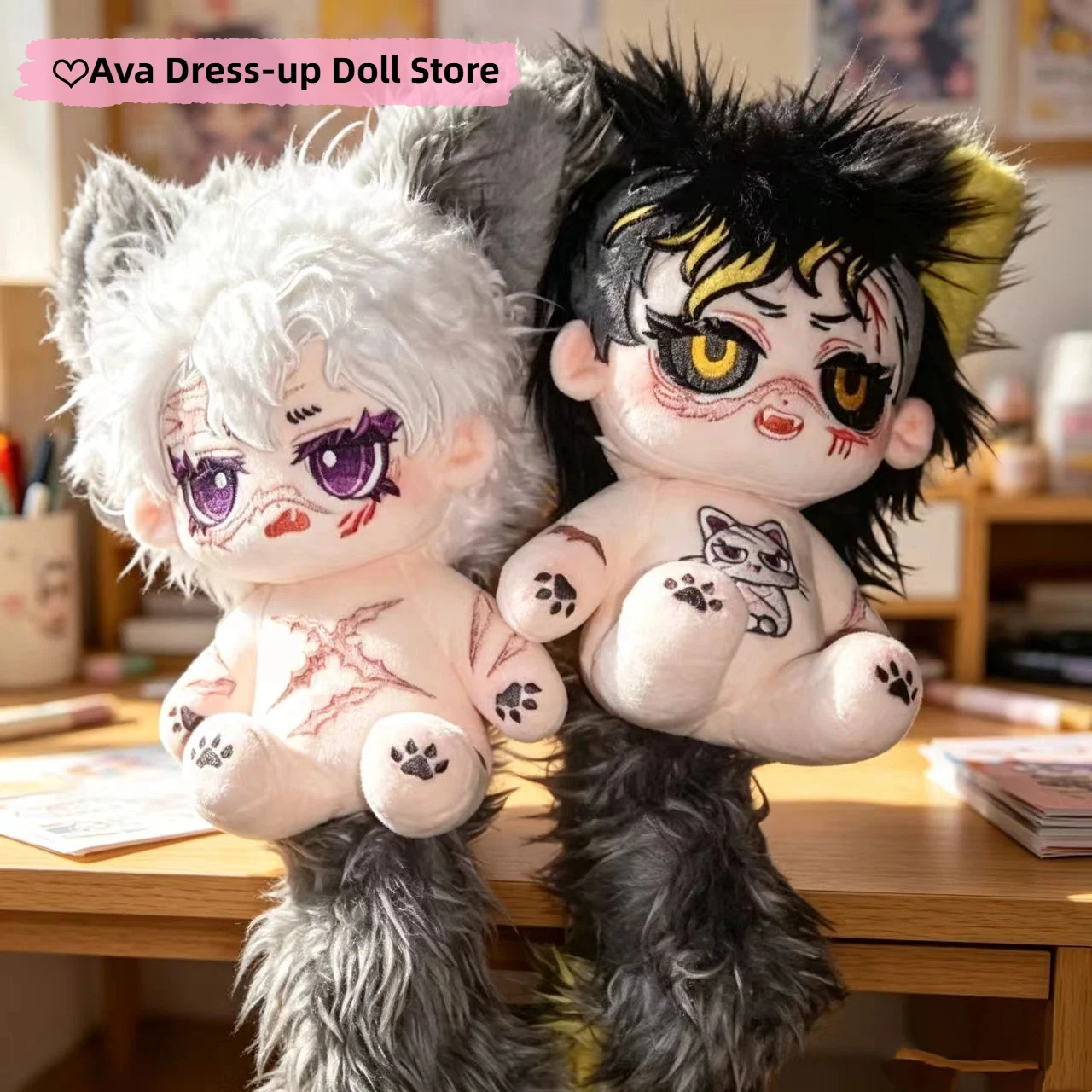 20cm Anime Attributes Peripherals Handsome Plush Cotton Doll Body Cosplay Toys Cartoon Dress Up Stuffed Figurine Plushie
20cm Anime Attributes Peripherals Handsome Plush Cotton Doll Body Cosplay Toys Cartoon Dress Up Stuffed Figurine Plushie