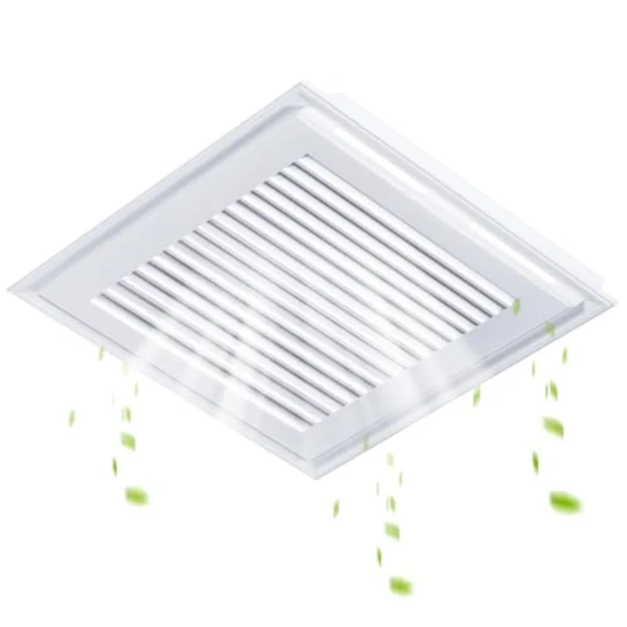 1 Pc 12 x 12 Inch Bathroom Exhaust Fan Cover with Spring White Square Ceiling or Wall Mounted Exhaust Fan Ceiling Grille Air Di
1 Pc 12 x 12 Inch Bathroom Exhaust Fan Cover with Spring White Square Ceiling or Wall Mounted Exhaust Fan Ceiling Grille Air Di