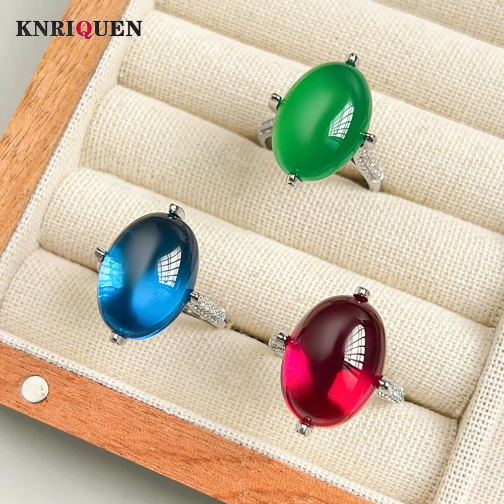 Retro 13*18MM Ruby Sapphire Emerald Adjustable Rings for Women Lab Gemstone Cocktail Party Fine Jewelry Band Accessories Gift
Retro 13*18MM Ruby Sapphire Emerald Adjustable Rings for Women Lab Gemstone Cocktail Party Fine Jewelry Band Accessories Gift