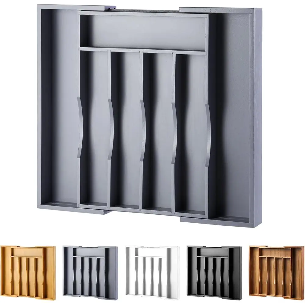 Expandable Bamboo Kitchen Organizer for Cutlery and Utensils, Adjustable Bamboo Wood Cutlery Tray for Flatware and Silverware in
Expandable Bamboo Kitchen Organizer for Cutlery and Utensils, Adjustable Bamboo Wood Cutlery Tray for Flatware and Silverware in