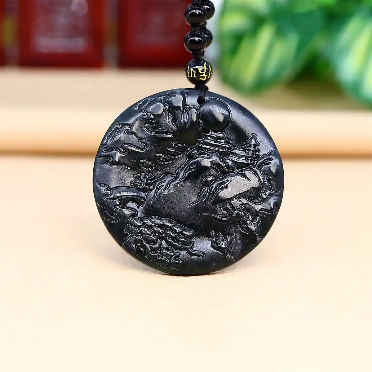 Jade Landscape Pendant Necklace Black Charm Designer Talismans Gifts for Women Fashion Luxury Jewelry Men Natural Vintage
Jade Landscape Pendant Necklace Black Charm Designer Talismans Gifts for Women Fashion Luxury Jewelry Men Natural Vintage