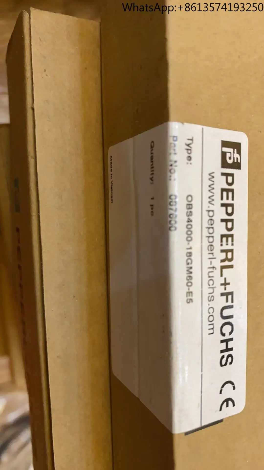 Pepperl + Fuchs Photoelectric Sensor OBS4000-18GM60-E5 Model 87in stock
Pepperl + Fuchs Photoelectric Sensor OBS4000-18GM60-E5 Model 87in stock