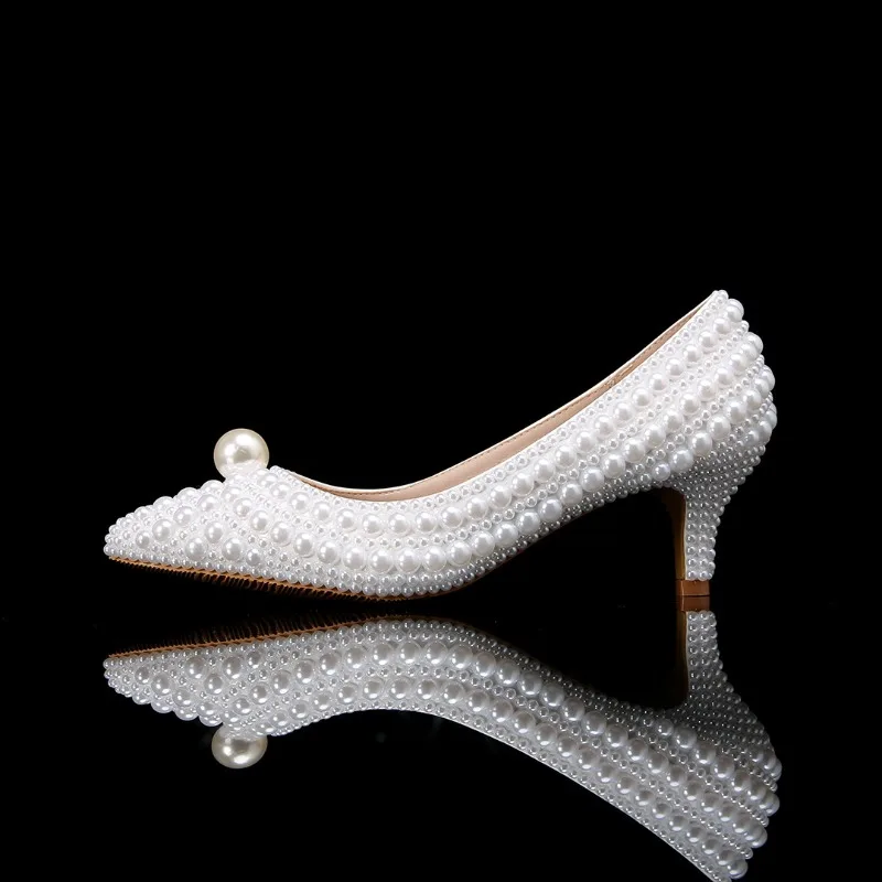 Luxury High Heels for Woman Summer Pearl Comfortable Banquet Shoes Designer Shoes for Women Pointed Single Shoe High Heel Pumps
Luxury High Heels for Woman Summer Pearl Comfortable Banquet Shoes Designer Shoes for Women Pointed Single Shoe High Heel Pumps