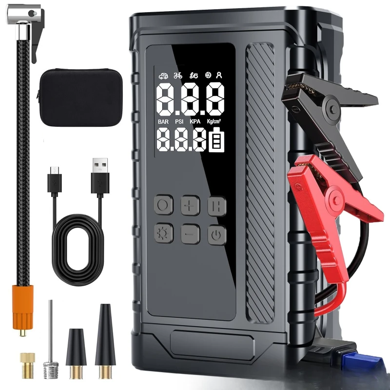 New car air pump emergency start power supply battery strong emergency ignition all-in-one machine
New car air pump emergency start power supply battery strong emergency ignition all-in-one machine
