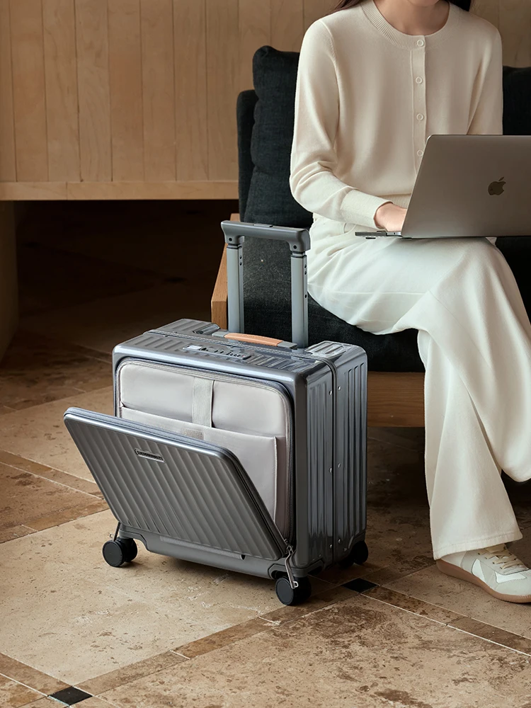 18-Inch Aluminum Frame Luggage Roaming New Model Carry-On Suitcase Unisex Hard Travel Bag with Wheels for Business And ...
18-Inch Aluminum Frame Luggage Roaming New Model Carry-On Suitcase Unisex Hard Travel Bag with Wheels for Business And ...