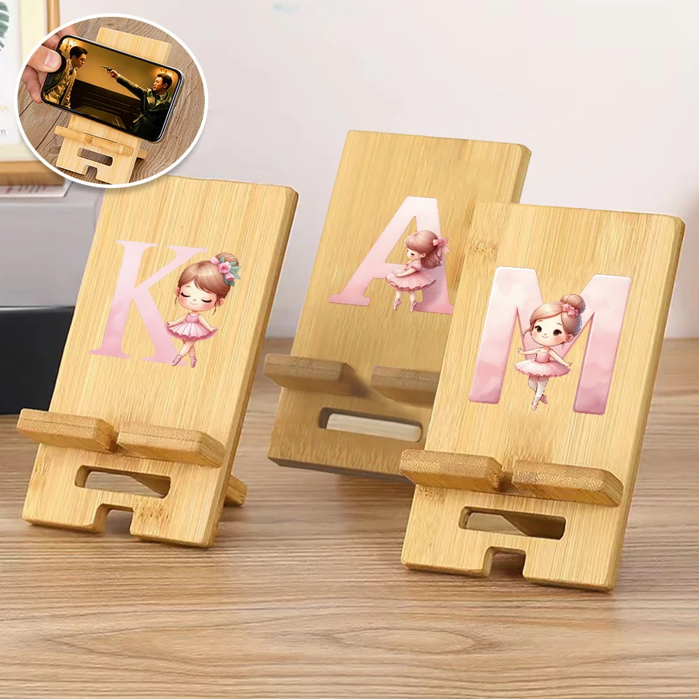 Simple Universal Phone Holder Wooden Desktop Phone Holder Ballerina Girl Initial Name 26 Letters Pattern
Simple Universal Phone Holder Wooden Desktop Phone Holder Ballerina Girl Initial Name 26 Letters Pattern