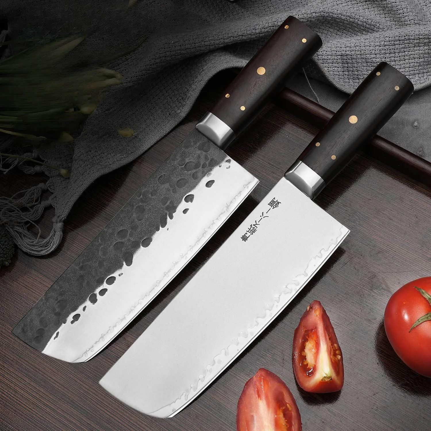 RHON 6.8inch Nakiri Knife 3layer Aogami Clad Steel Wooden Handle Japanese Chef's Kitchen Meat Slicing Vegetable Cutting Knives
RHON 6.8inch Nakiri Knife 3layer Aogami Clad Steel Wooden Handle Japanese Chef's Kitchen Meat Slicing Vegetable Cutting Knives