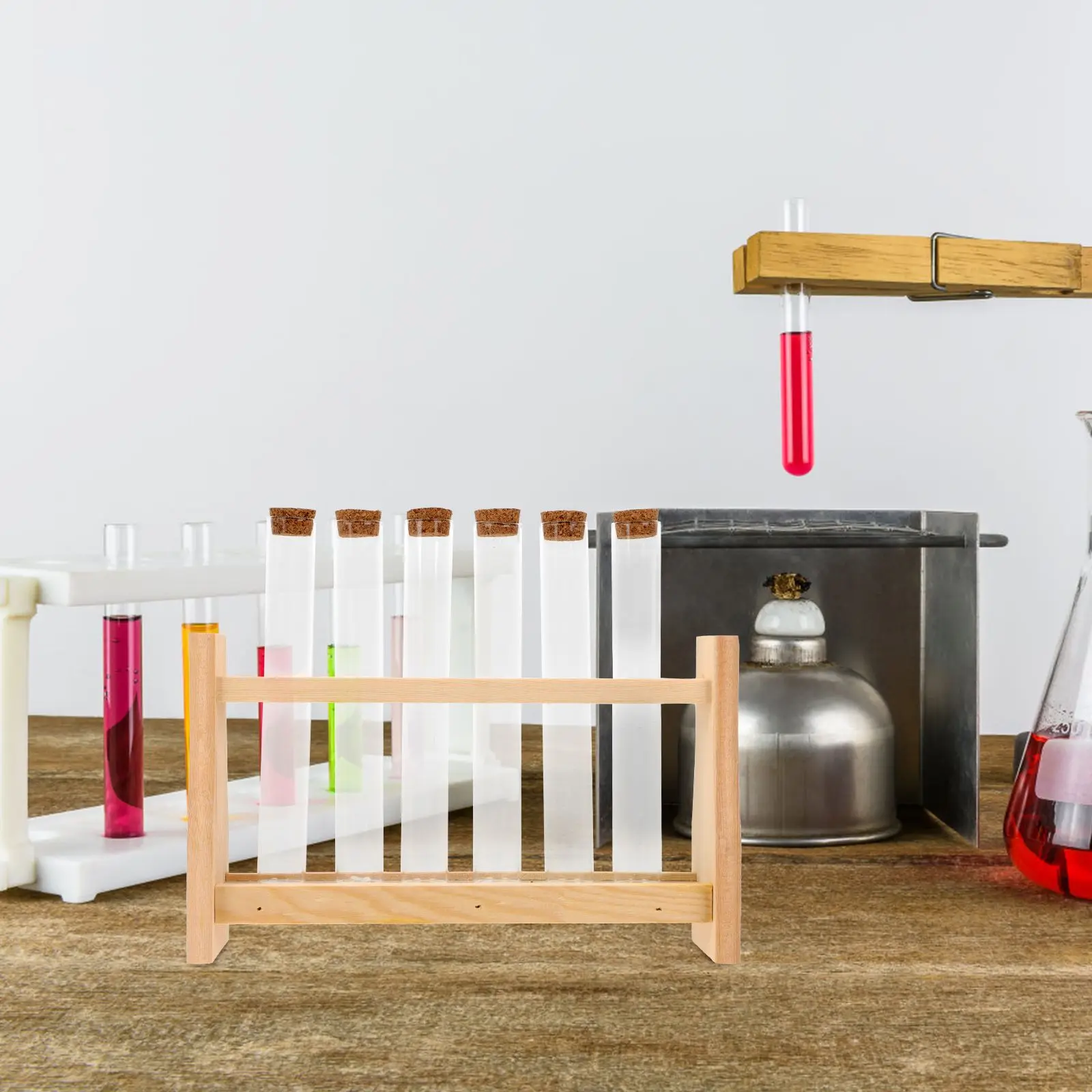 Wooden Test Rack for Perfume Oil Lab Test Tubes With Rack Holder Small Holes Storage Stable Corrosion Resistant Tidy DeskTube
Wooden Test Rack for Perfume Oil Lab Test Tubes With Rack Holder Small Holes Storage Stable Corrosion Resistant Tidy DeskTube