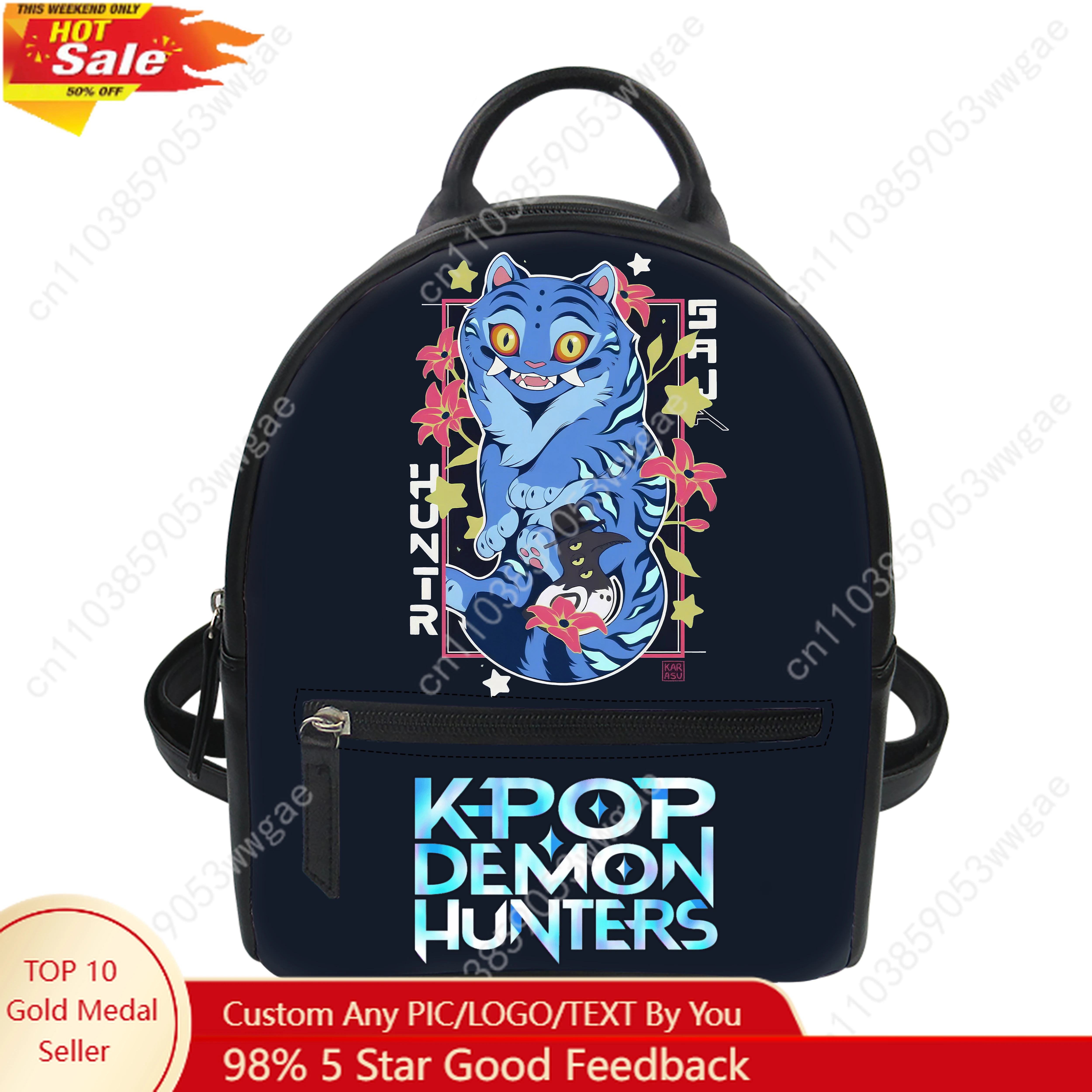 KPop Demon Hunters Backpack Purse Women Daypack Customized Double Shoulder Bag High Quality Mini Daypack Leather Travel Bag Gift
KPop Demon Hunters Backpack Purse Women Daypack Customized Double Shoulder Bag High Quality Mini Daypack Leather Travel Bag Gift