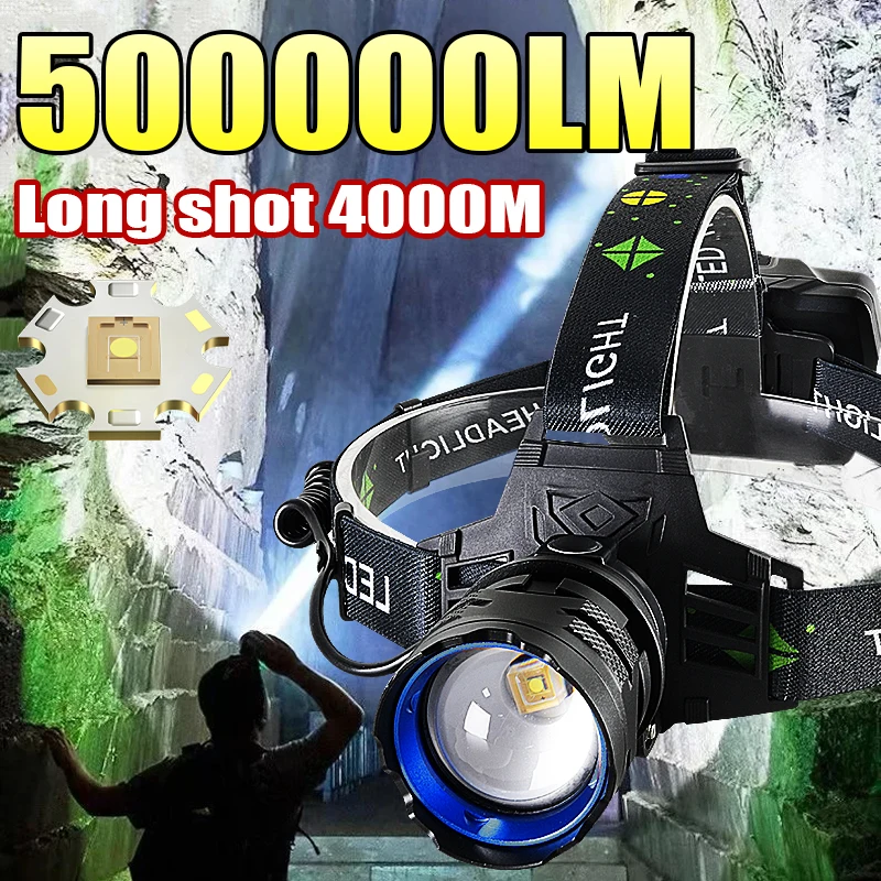 Super Bright Headlamp Rechargeable LED Front Lamp Powerful Headlight 18650 Long Range Head Flashlight For Outdoor Fishing Hiking
Super Bright Headlamp Rechargeable LED Front Lamp Powerful Headlight 18650 Long Range Head Flashlight For Outdoor Fishing Hiking