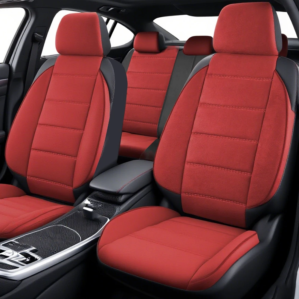 Universal Car Seat Covers Suede Leather Stitching Fit for Car SUV Truck Vans Interior Accessories
Universal Car Seat Covers Suede Leather Stitching Fit for Car SUV Truck Vans Interior Accessories