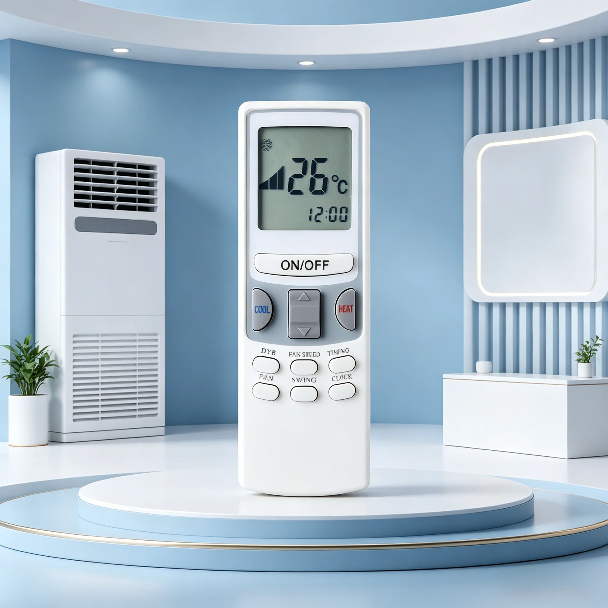 Replacement Controller KTCL002 Fit for Chunlan Air Conditioner Full Function Remote
Replacement Controller KTCL002 Fit for Chunlan Air Conditioner Full Function Remote