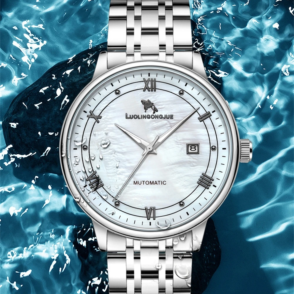 2025New Men's Classic Fashion Shell Dial Watch Simple Design Mechanical Watch Fully Automatic Night Light Waterproof Men's Watch
2025New Men's Classic Fashion Shell Dial Watch Simple Design Mechanical Watch Fully Automatic Night Light Waterproof Men's Watch