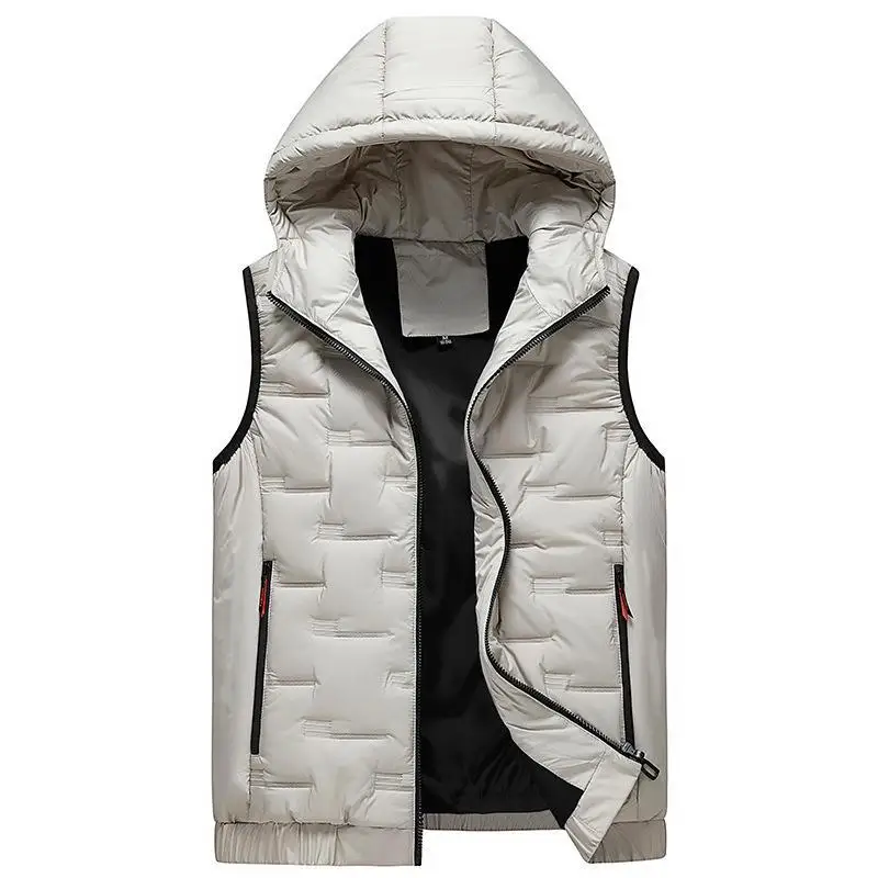 Men's Hooded Thickened Vest Durable Water-Resistant down Vest Unisex Spring Autumn Winter Warm Casual Outerwear
Men's Hooded Thickened Vest Durable Water-Resistant down Vest Unisex Spring Autumn Winter Warm Casual Outerwear