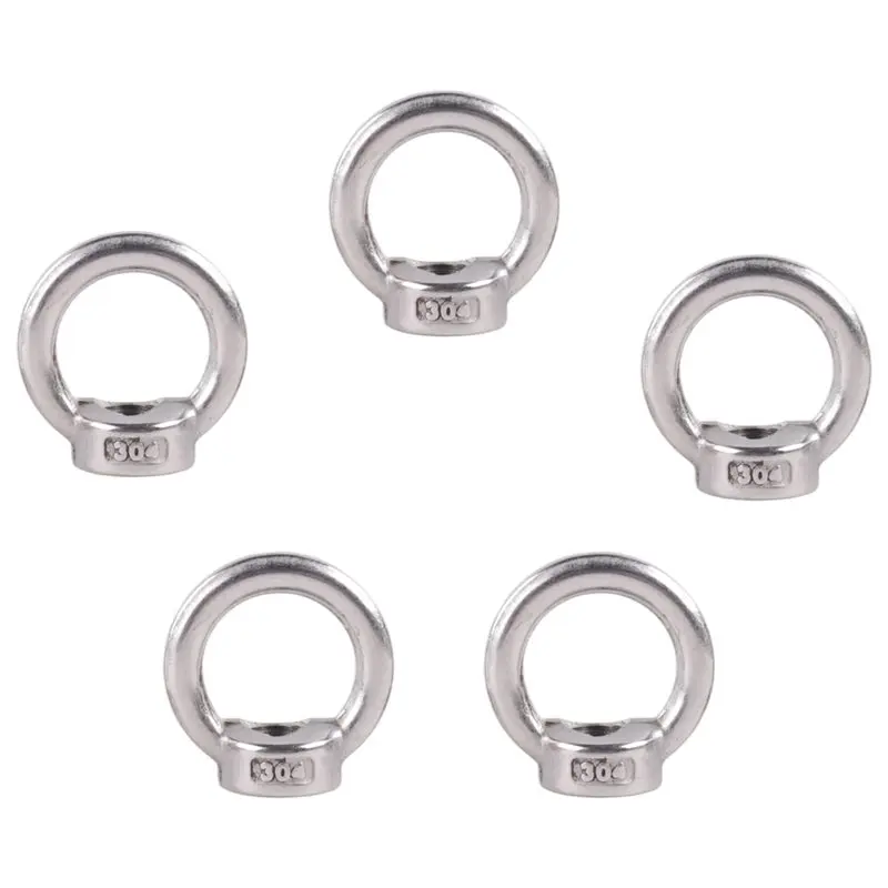 Eye Nut 304 Stainless Steel Marine Lifting Eye Nuts Circular Rigging Lifting Eye Nuts M10
Eye Nut 304 Stainless Steel Marine Lifting Eye Nuts Circular Rigging Lifting Eye Nuts M10