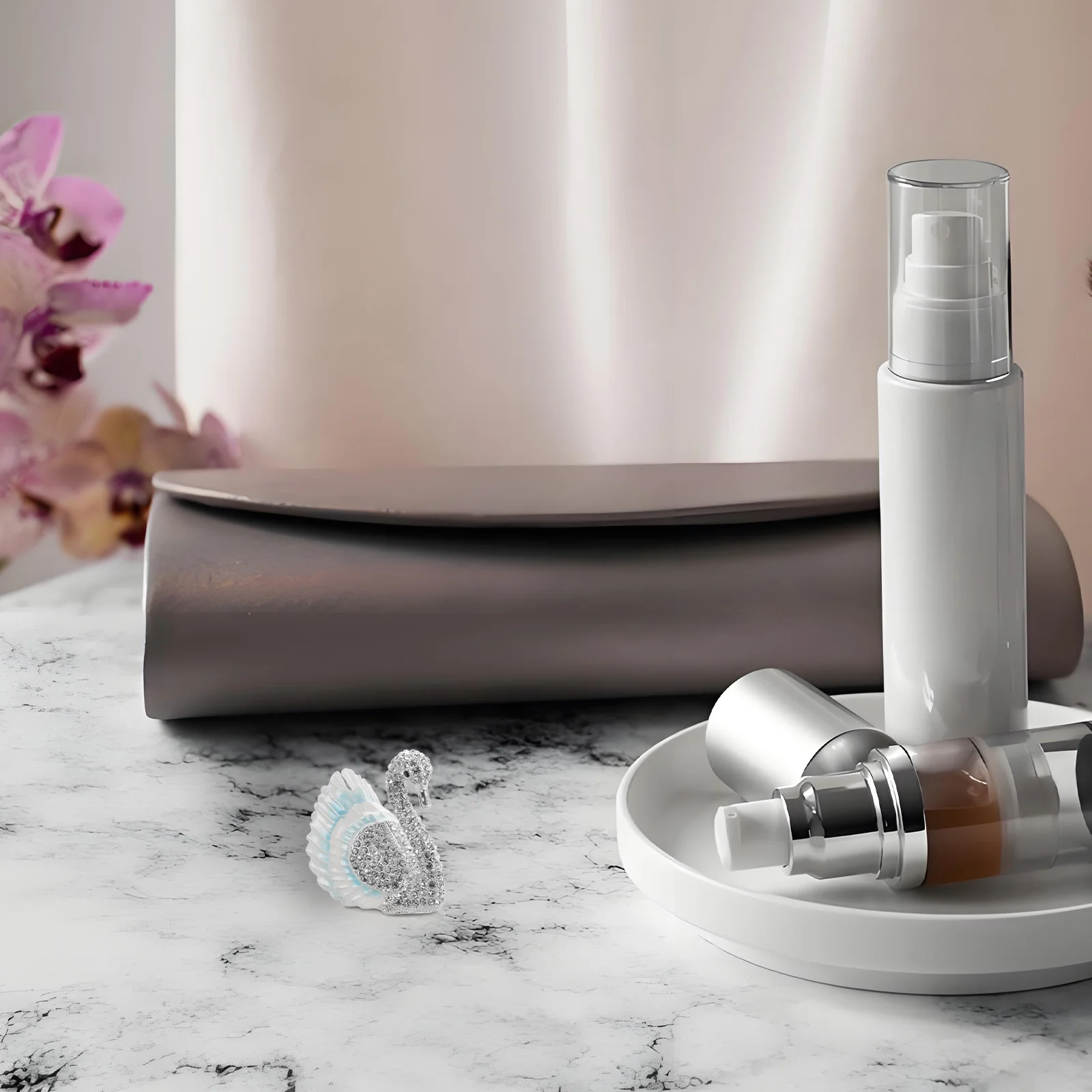 Swan Jewelry Box Glitter Rhinestone Hinged Trinket Storage for Earrings Rings Necklaces Women Girls Vanity Decor
Swan Jewelry Box Glitter Rhinestone Hinged Trinket Storage for Earrings Rings Necklaces Women Girls Vanity Decor