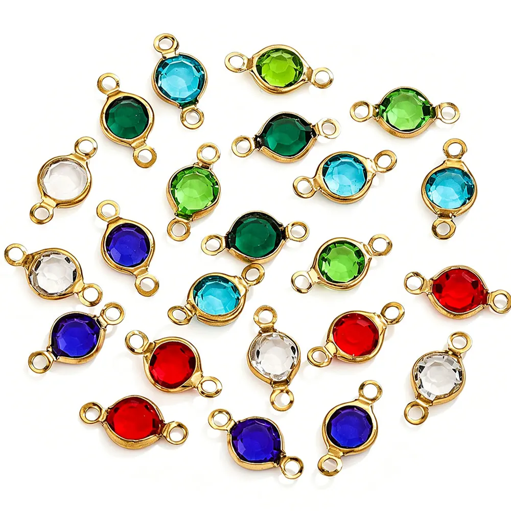 20pcs Stainless Steel Crystal round Double Ring Charms Pendants for DIY Bracelet Necklace Beads Jewelry Making Accessories
20pcs Stainless Steel Crystal round Double Ring Charms Pendants for DIY Bracelet Necklace Beads Jewelry Making Accessories