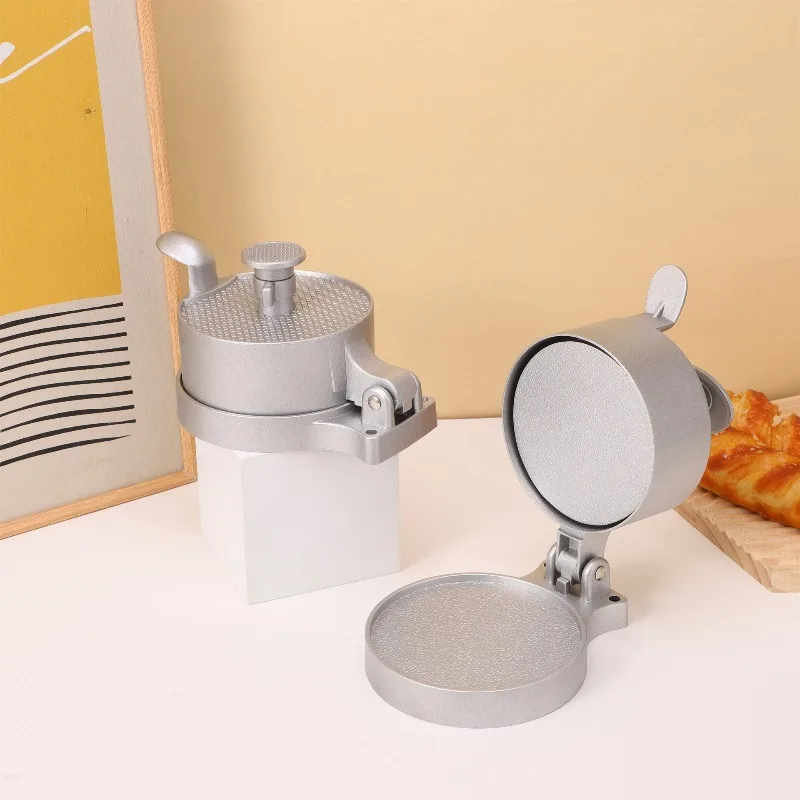 Customizable Press Small Hamburger Patty Maker with Adjustable Thickness, Aluminum Alloy Material for Home Kitchen Use Port
Customizable Press Small Hamburger Patty Maker with Adjustable Thickness, Aluminum Alloy Material for Home Kitchen Use Port