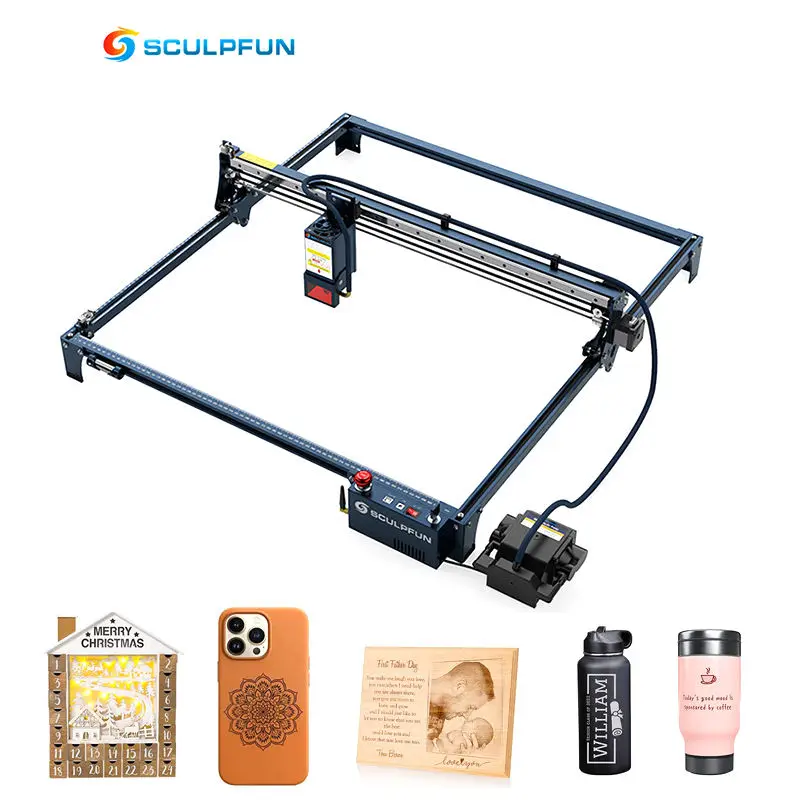 SCULPFUN S30 Ultra Factory Mini Maquina Lazer Гравер Металл Дерево Резка Лазерный Гравировальный Станок для DIY
SCULPFUN S30 Ultra Factory Mini Maquina Lazer Гравер Металл Дерево Резка Лазерный Гравировальный Станок для DIY