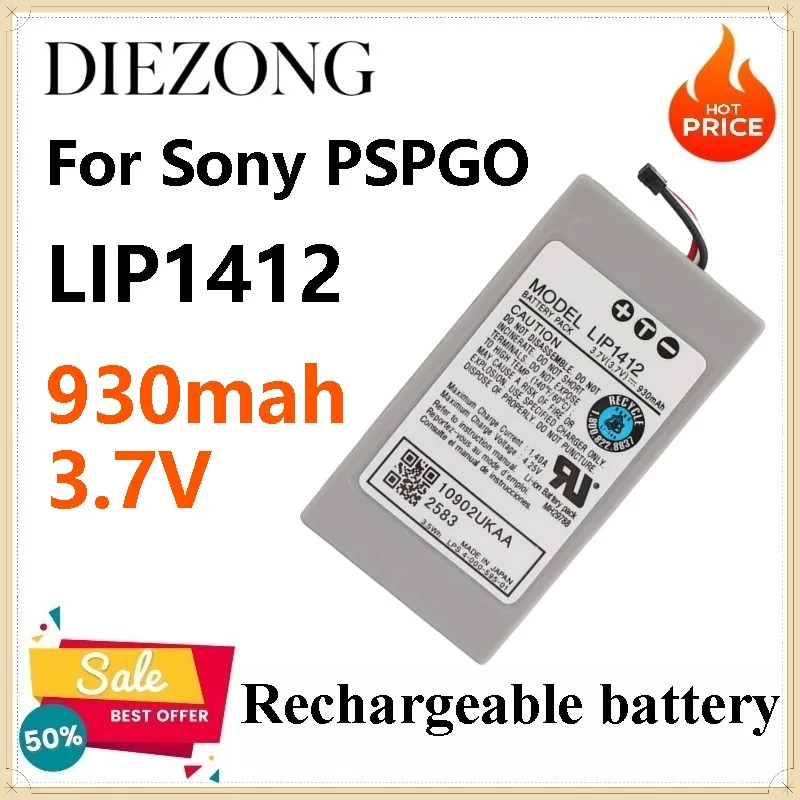 5pcs New Battery Model LIP1412 930mah 3.7v Battery for Sony PSPGO Replace Battery
5pcs New Battery Model LIP1412 930mah 3.7v Battery for Sony PSPGO Replace Battery