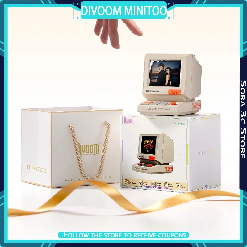 Divoom Minitoo Bluetooth Speaker Valentine's Day Birthday Gift Vintage Decorative Ornaments DIY Pixel Art Portable Speaker
Divoom Minitoo Bluetooth Speaker Valentine's Day Birthday Gift Vintage Decorative Ornaments DIY Pixel Art Portable Speaker