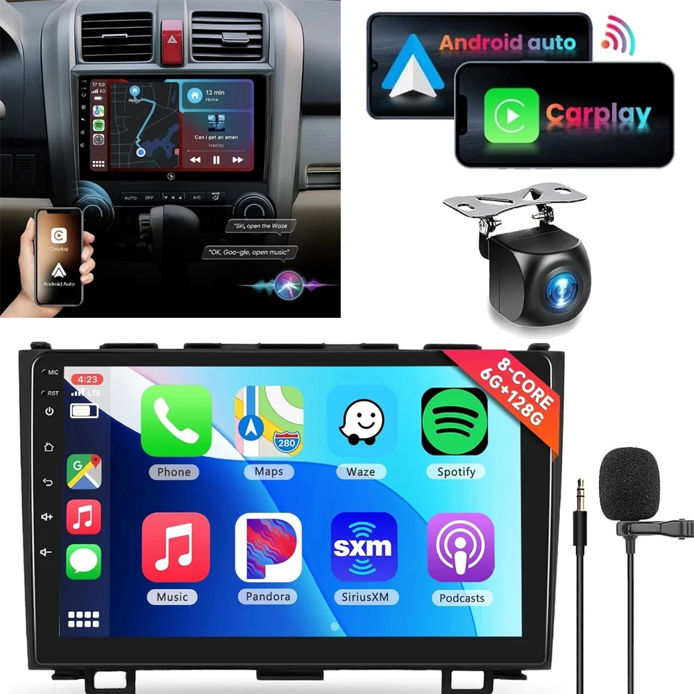 Android 15 Car Radio For Honda CR-V CRV 2006 2007 2008 2009 2010 2011 Navigation GPS Carplay Auto Multimedia Player Car screen
Android 15 Car Radio For Honda CR-V CRV 2006 2007 2008 2009 2010 2011 Navigation GPS Carplay Auto Multimedia Player Car screen