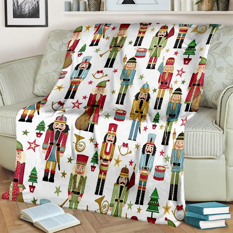 Nutcracker Christmas Tree Cartoon Blanket,Soft Throw Blanket for Home Bedroom Bed Sofa Picnic Travel Office Cover Blanket Kids
Nutcracker Christmas Tree Cartoon Blanket,Soft Throw Blanket for Home Bedroom Bed Sofa Picnic Travel Office Cover Blanket Kids