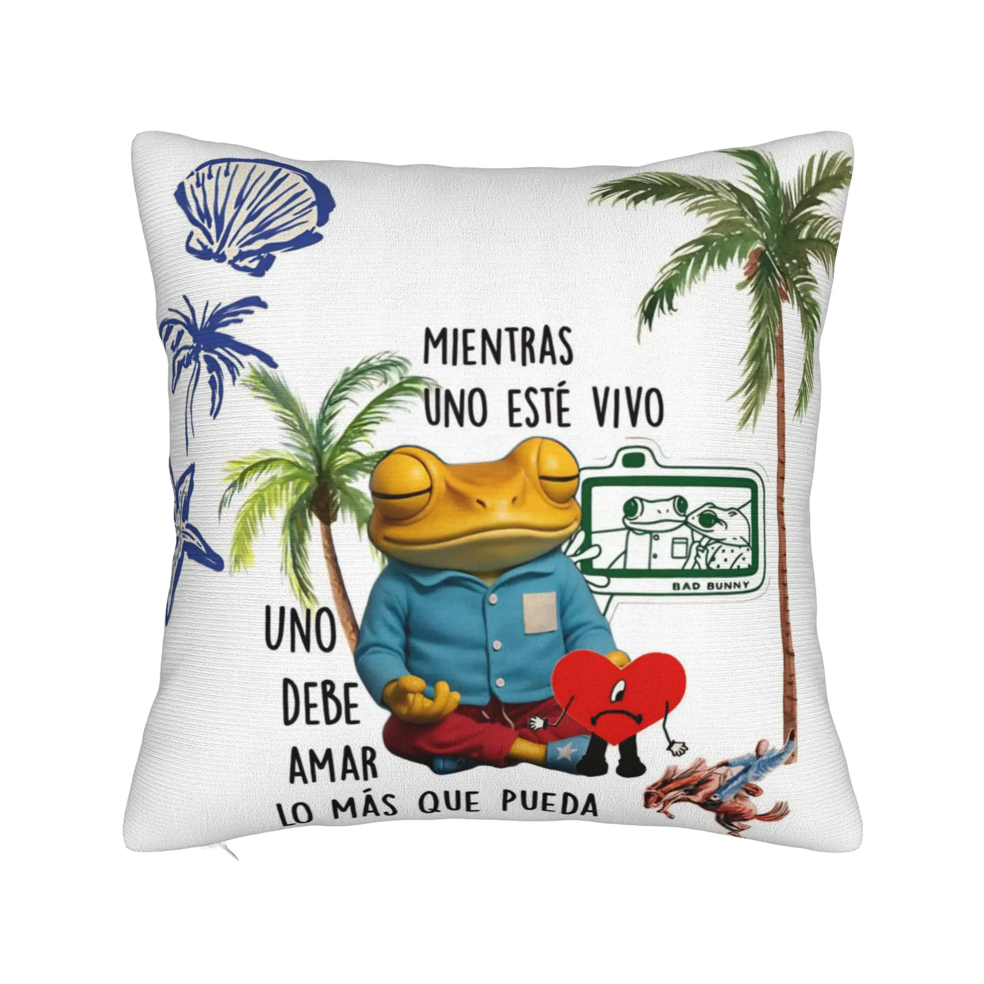 Bad Bunny DTMF Tour 2026 Pillow Covers Merchandise Printing Cushion Cover Gift Pillow Case Cover Home Multi-Size
Bad Bunny DTMF Tour 2026 Pillow Covers Merchandise Printing Cushion Cover Gift Pillow Case Cover Home Multi-Size