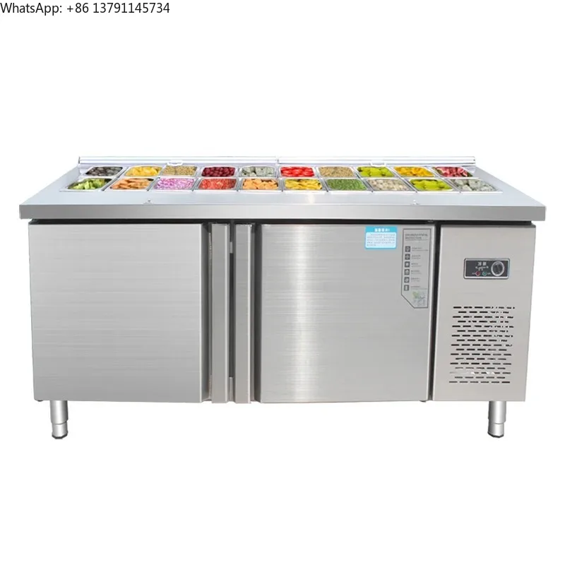 Commercial pizza Salad Fruit Display Table Top Preparation Counter Fridge Freezer Cold Salad Bar Chiller Refrigerator
Commercial pizza Salad Fruit Display Table Top Preparation Counter Fridge Freezer Cold Salad Bar Chiller Refrigerator
