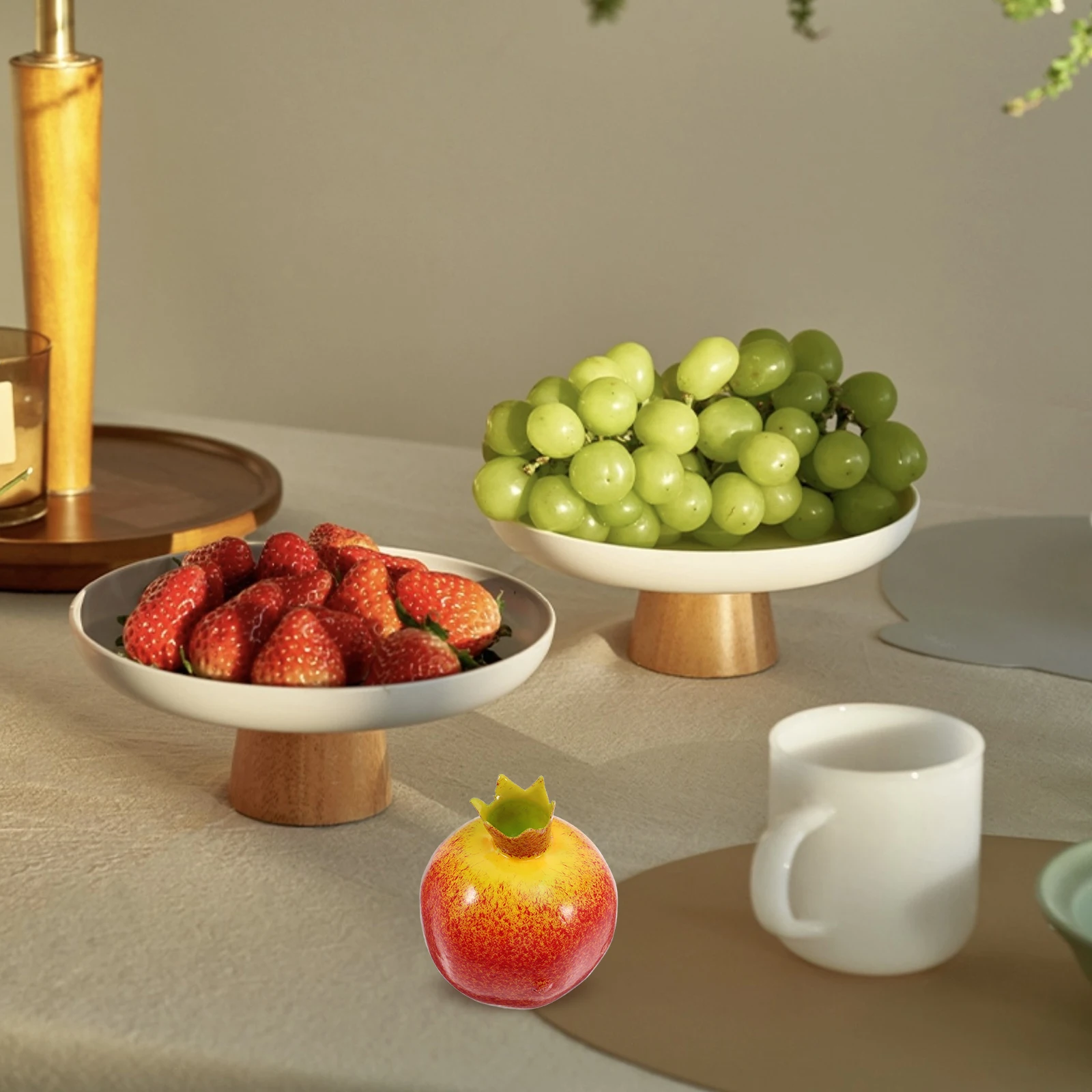 Simulated Pomegranate Decoration Lifelike Fruit Props Artificial Fruits for Table Smooth and Comfortable Fake
Simulated Pomegranate Decoration Lifelike Fruit Props Artificial Fruits for Table Smooth and Comfortable Fake