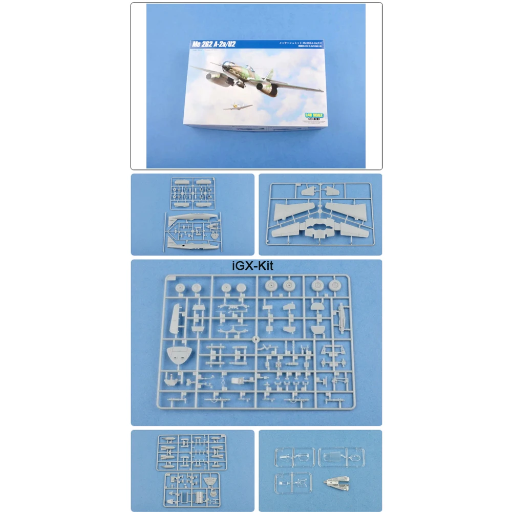 HobbyBoss 80377 1/48 Scale Me262 Me-262 Me-262A Me 262A-2a/U2 Fighter Aircraft Plane Plastic Assembly Model Building Kit
HobbyBoss 80377 1/48 Scale Me262 Me-262 Me-262A Me 262A-2a/U2 Fighter Aircraft Plane Plastic Assembly Model Building Kit