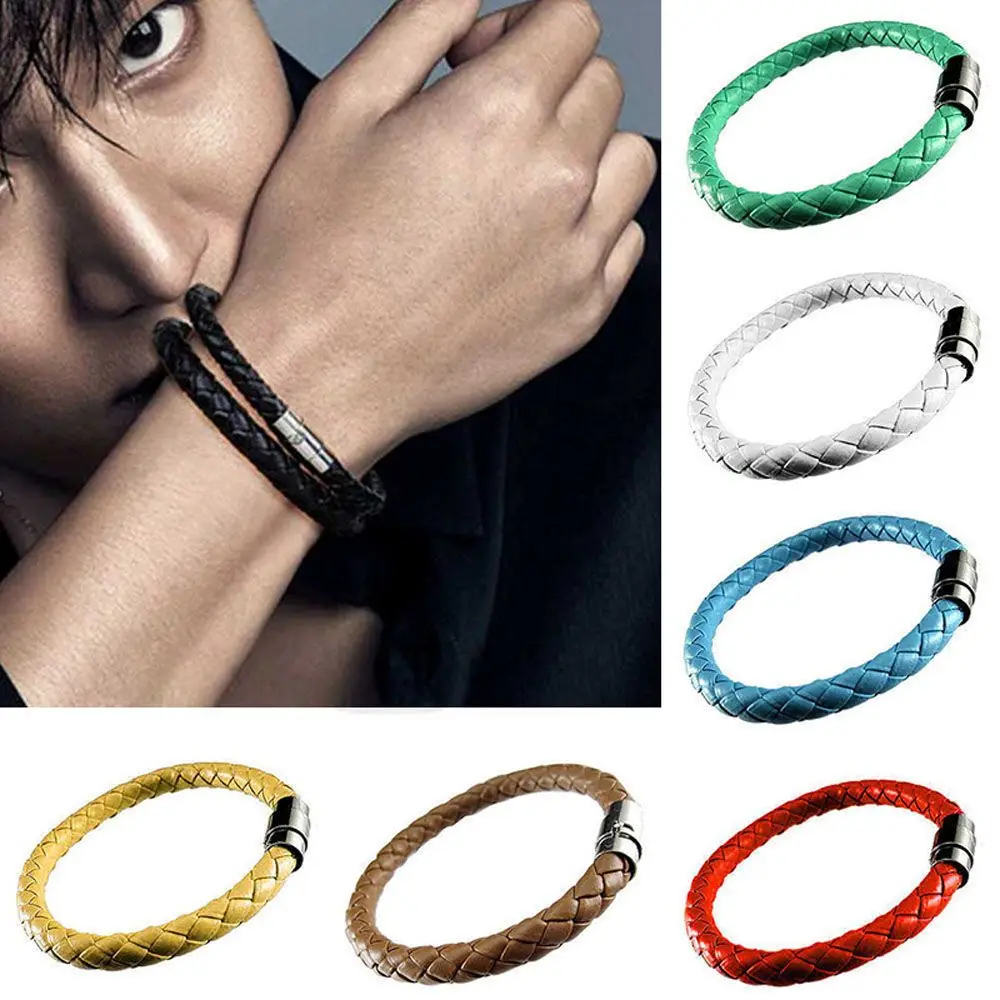 Simple Trendy Women Men Braided Gift 1 Piece Bracelet Magnetic Clasp Fashion Accessories Jewelry
Simple Trendy Women Men Braided Gift 1 Piece Bracelet Magnetic Clasp Fashion Accessories Jewelry