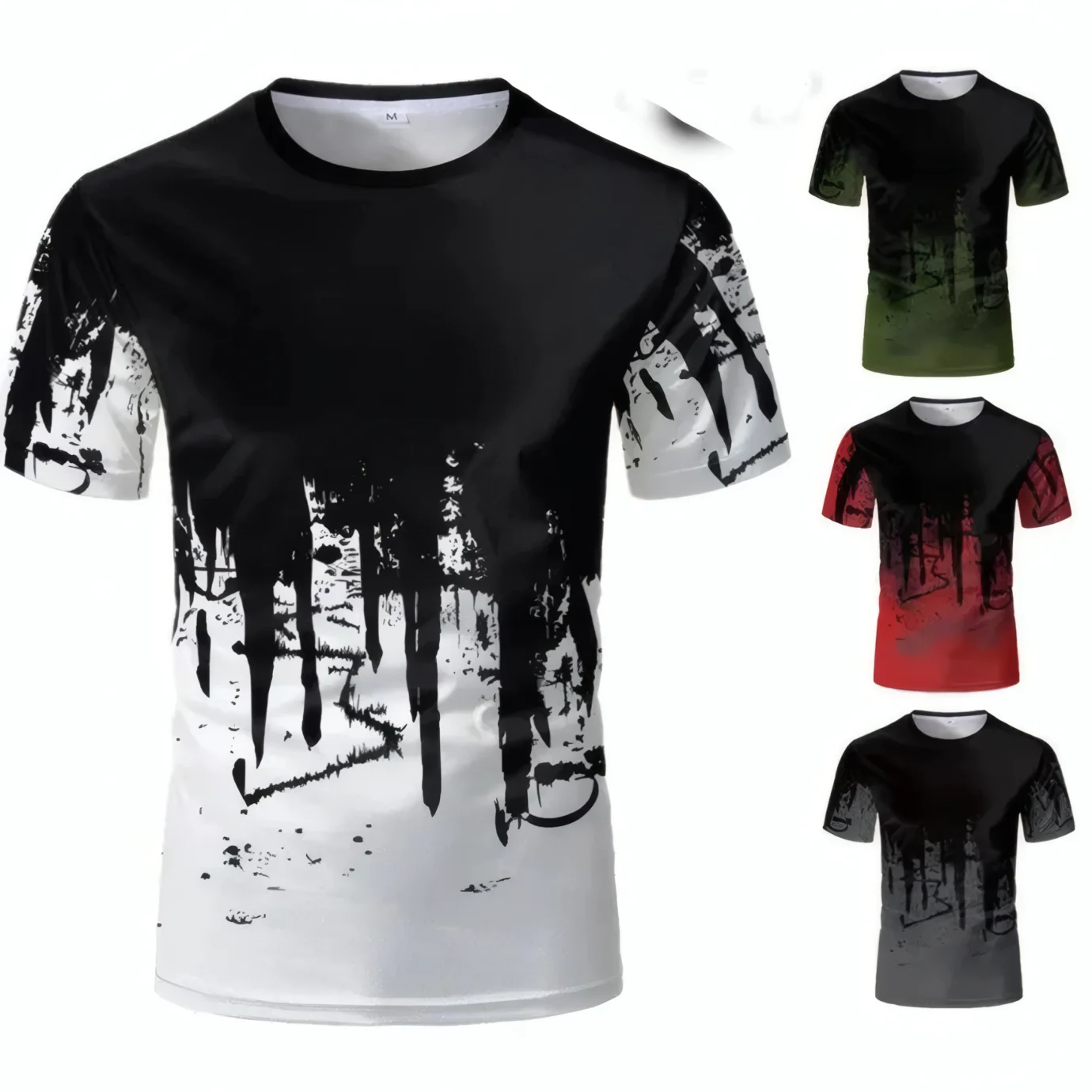 Harajuku fashion graphic T-shirt, street hip-hop trend, black and white printed y2k top, men's clothing, round neck, unise-frien
Harajuku fashion graphic T-shirt, street hip-hop trend, black and white printed y2k top, men's clothing, round neck, unise-frien