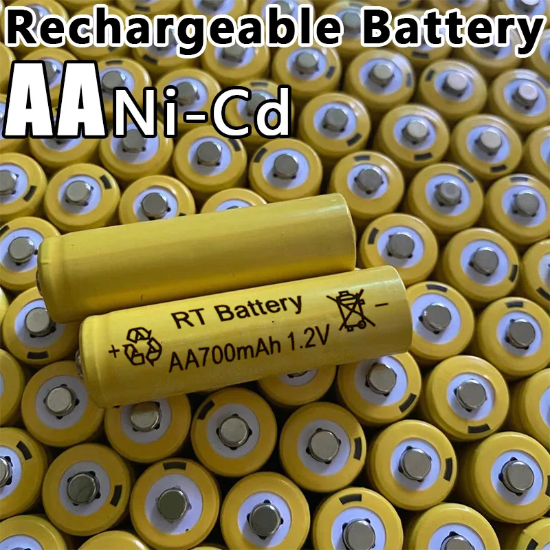 AA 1.2V 700mAh Ni-MH Rechargeable Batteries - High Capacity Long Lasting for Home Office Devices Toys Remote
AA 1.2V 700mAh Ni-MH Rechargeable Batteries - High Capacity Long Lasting for Home Office Devices Toys Remote
